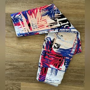 Kalvin Klein multicolor pants, high waist, capri Size SP